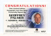 James Bond Mission Logs Geoffrey Palmer as Admiral Roebuck Autograph Card A157   - TvMovieCards.com