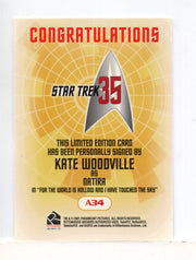 Star Trek 35th Anniversary Holofex Empty Trading Card Album Rittenhouse 2001 - TvMovieCards.com