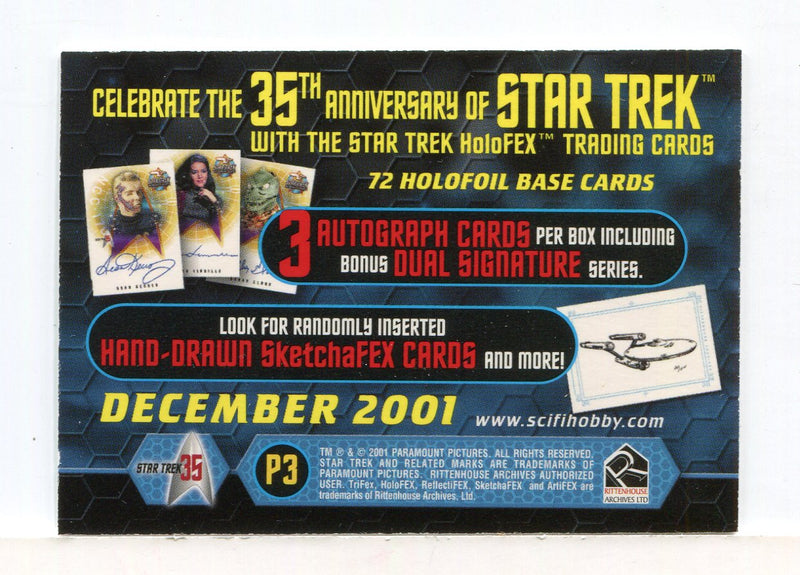 Star Trek 35th Anniversary Holofex Empty Trading Card Album Rittenhouse 2001 - TvMovieCards.com