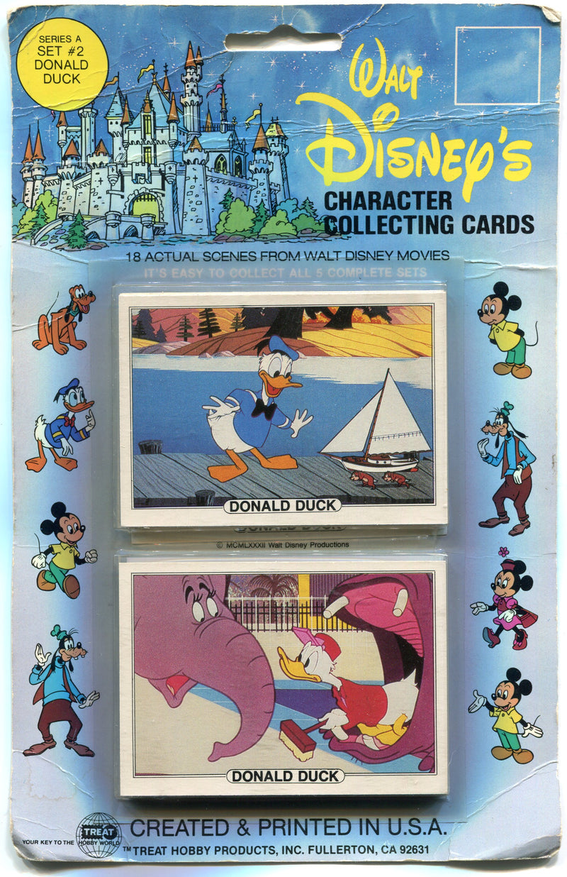 Disney Donald Duck Vintage Packaged Card Set 18 Cards Set #2 Treat Hobby   - TvMovieCards.com