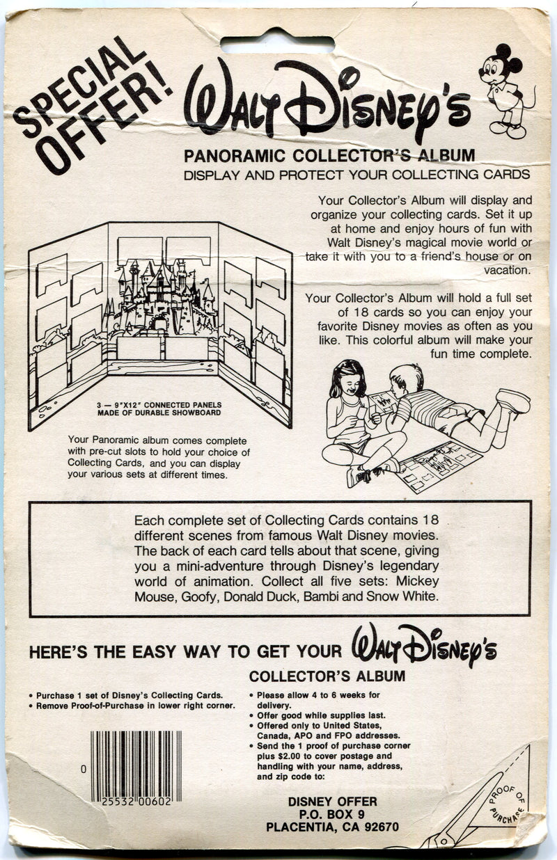 Disney Donald Duck Vintage Packaged Card Set 18 Cards Set #2 Treat Hobby   - TvMovieCards.com