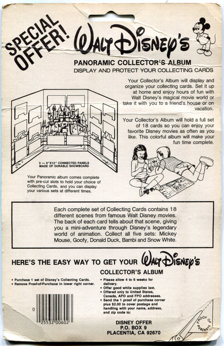 Disney Donald Duck Vintage Packaged Card Set 18 Cards Set #2 Treat Hobby   - TvMovieCards.com