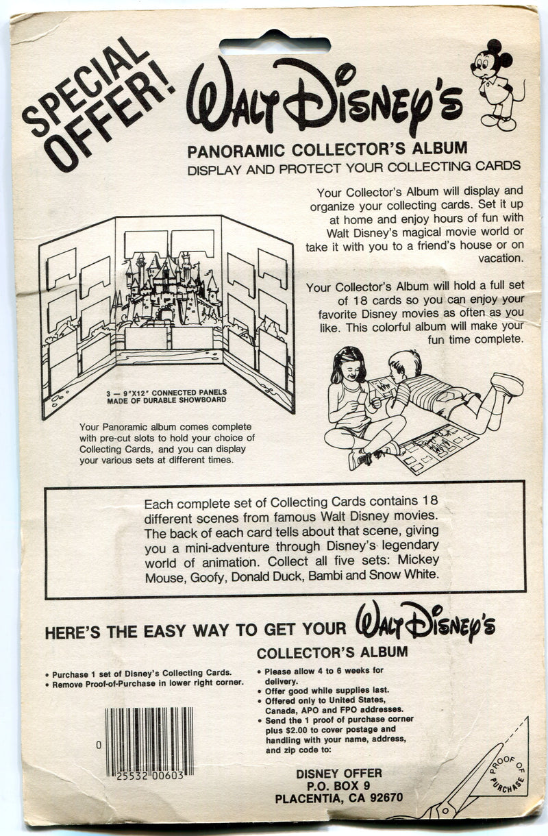 Disney Bambi Vintage Packaged Card Set 18 Cards Set #3 Treat Hobby   - TvMovieCards.com
