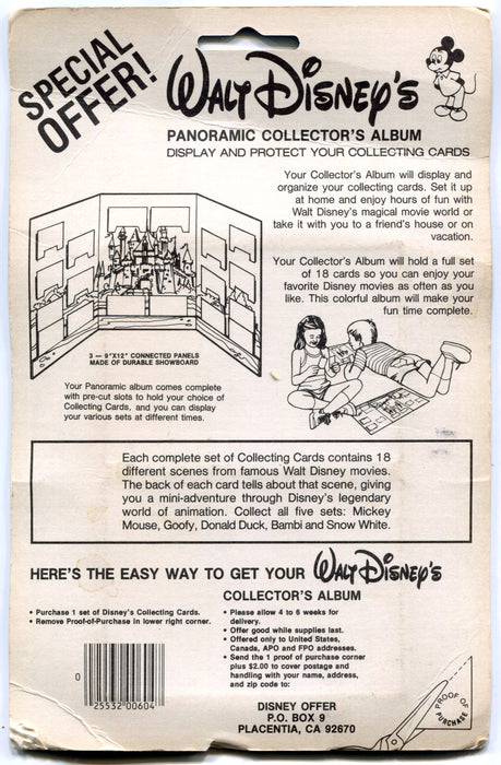 Disney Goofy Vintage Packaged Card Set 18 Cards Set #4 Treat Hobby   - TvMovieCards.com