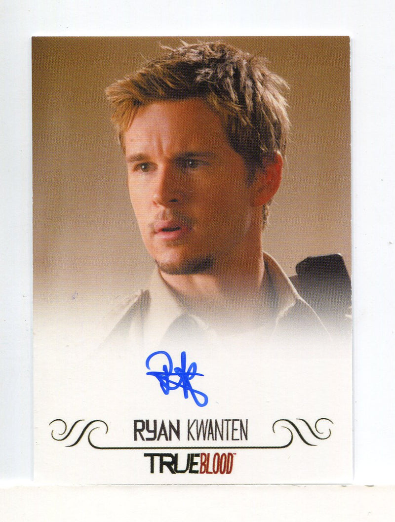 True Blood Archives Ryan Kwanten as Jason Stackhouse Autograph Card   - TvMovieCards.com