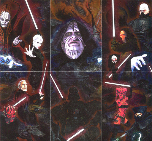 2012 Star Wars Galaxy Series Seven Etched Foil Puzzle Chase Card Set 1-6 Topps   - TvMovieCards.com