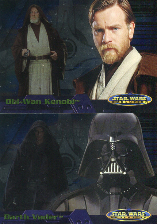 2006 Star Wars Evolution Update Promo Card Set P1 and P2 Cards Topps   - TvMovieCards.com