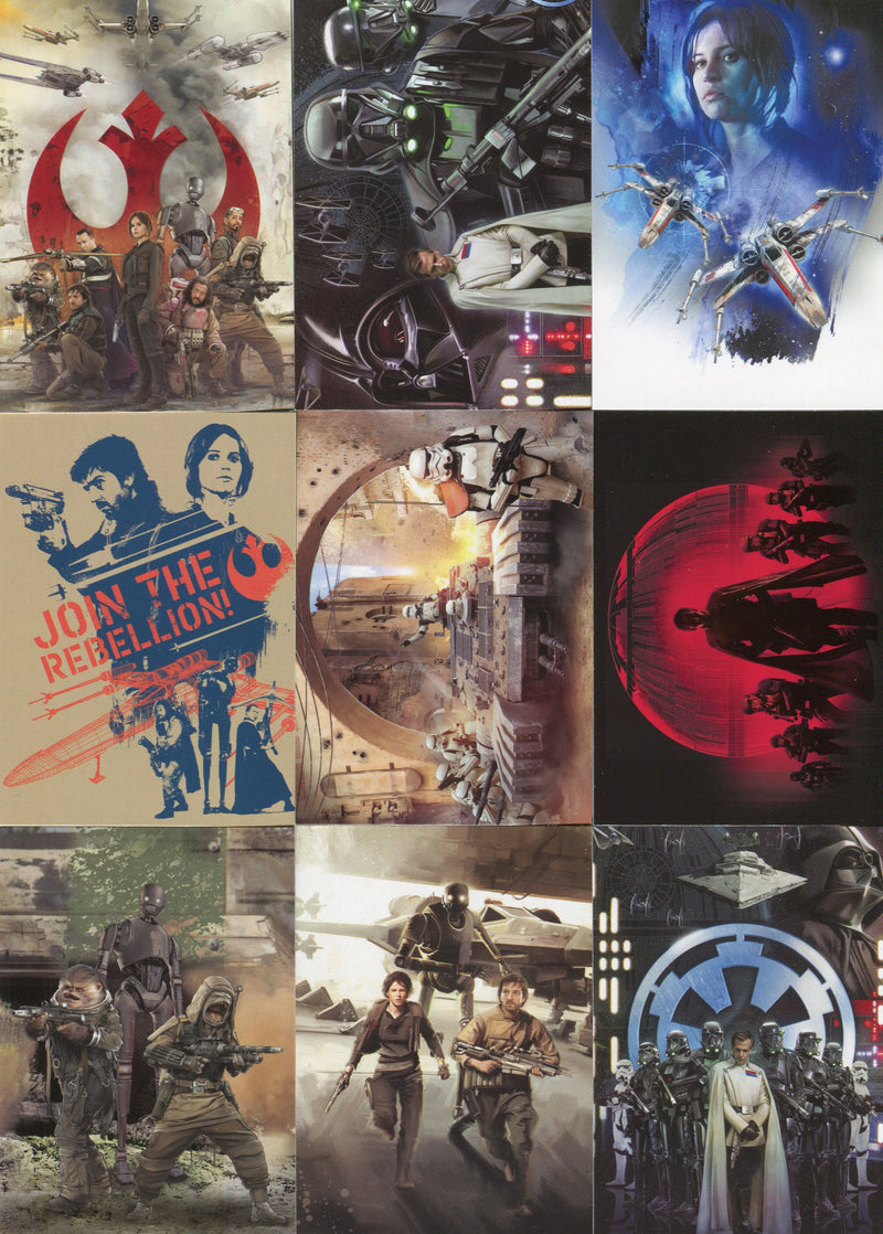 2016 Star Wars Rogue One Series 1 Montage Chase Card Set 9 Cards   - TvMovieCards.com