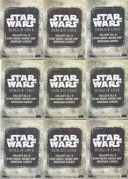 2016 Star Wars Rogue One Series 1 Montage Chase Card Set 9 Cards   - TvMovieCards.com