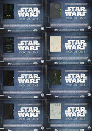 2016 Star Wars Rogue One Series 1 Blueprints Chase Card Set 8 Cards   - TvMovieCards.com