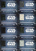 2016 Star Wars Rogue One Series 1 Blueprints Chase Card Set 8 Cards   - TvMovieCards.com