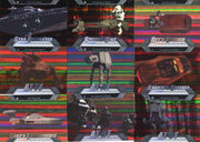 Star Wars Evolution Ships and Vehicles Chase Card Set 18 Cards Topps 2016   - TvMovieCards.com