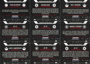 Star Wars Evolution Ships and Vehicles Chase Card Set 18 Cards Topps 2016   - TvMovieCards.com