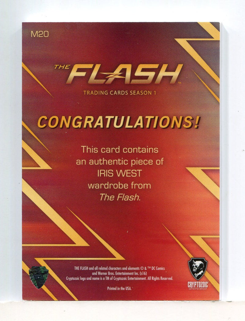 Flash Season 1 Wardrobe Costume Card M20 Candice Patton as Iris West   - TvMovieCards.com