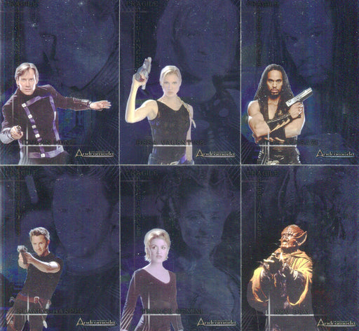Andromeda Reign Commonwealth Fragile Allegiances Chase Card Set FA1-6   - TvMovieCards.com