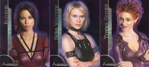Andromeda Reign Commonwealth Box Loader Chase Card Set BL-1  BL-3   - TvMovieCards.com