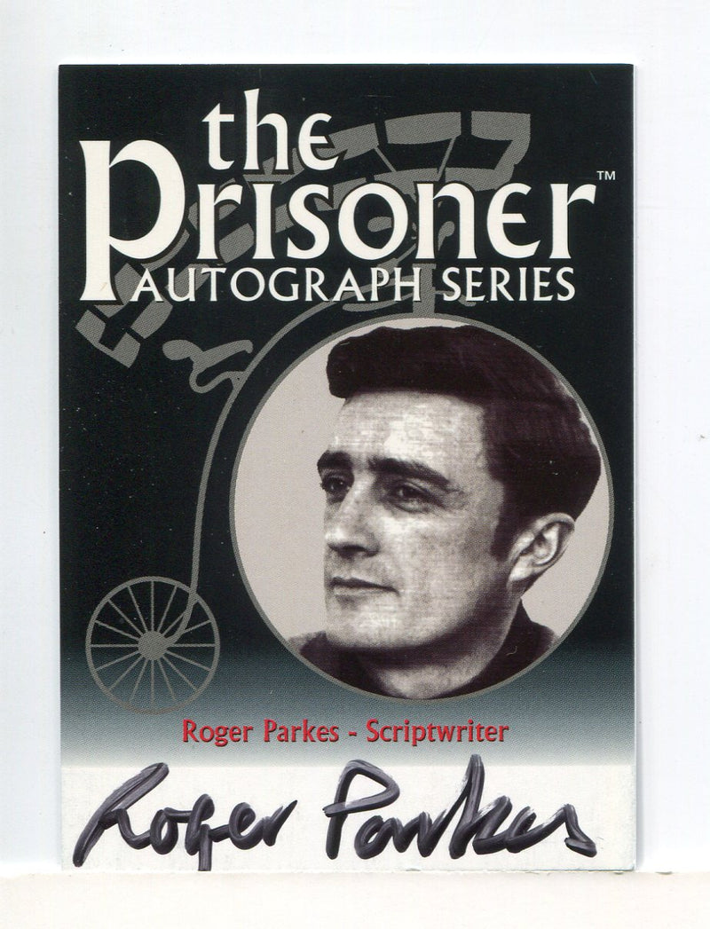 Prisoner Scriptwriter Roger Parkes Scriptwriter Autograph Card PA12   - TvMovieCards.com
