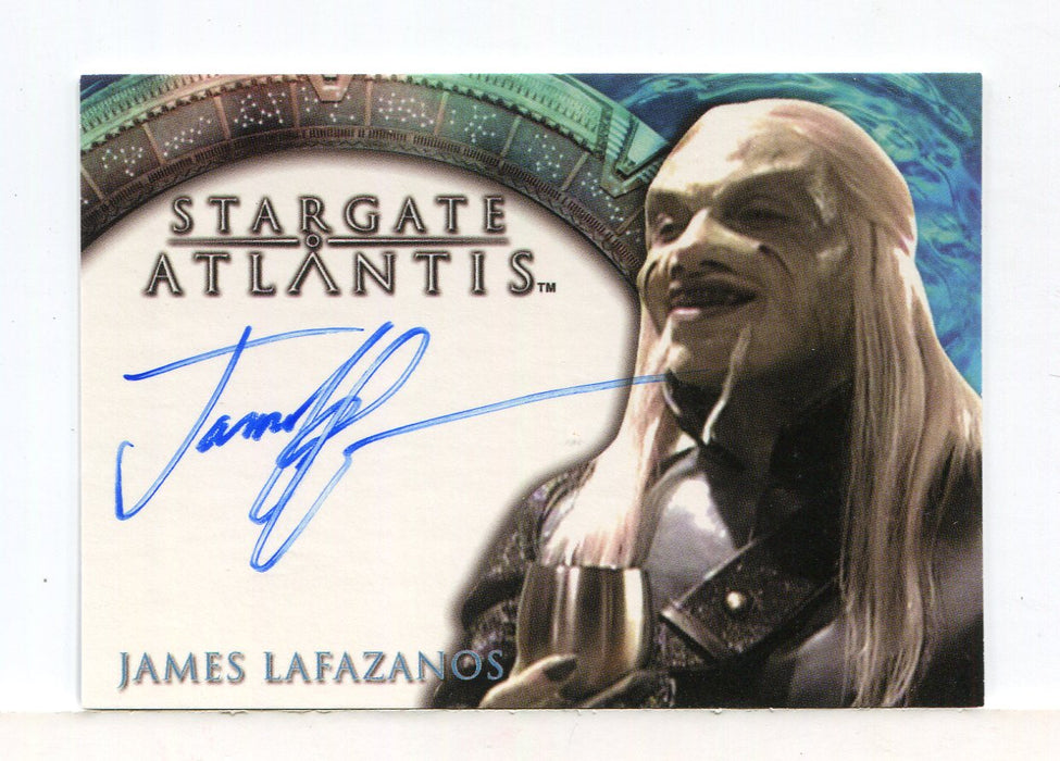 Stargate Atlantis Season Two James Lafazanos as Male Wraith Autograph Card   - TvMovieCards.com