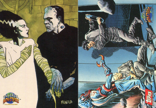 Universal Monsters Illustrated Promo Card Set Topps 1991   - TvMovieCards.com