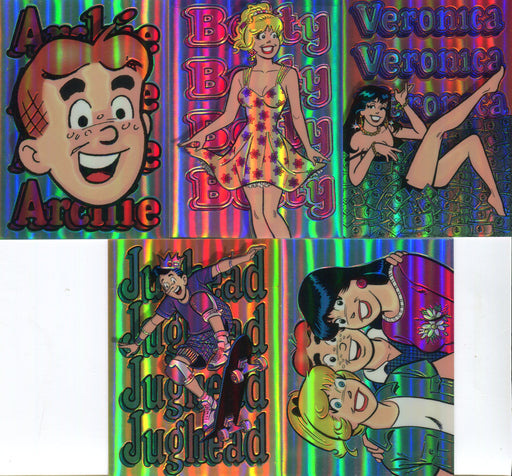 Archie Comic Chromium Holochrome Chase Card Set 5 Cards Krome 1996   - TvMovieCards.com