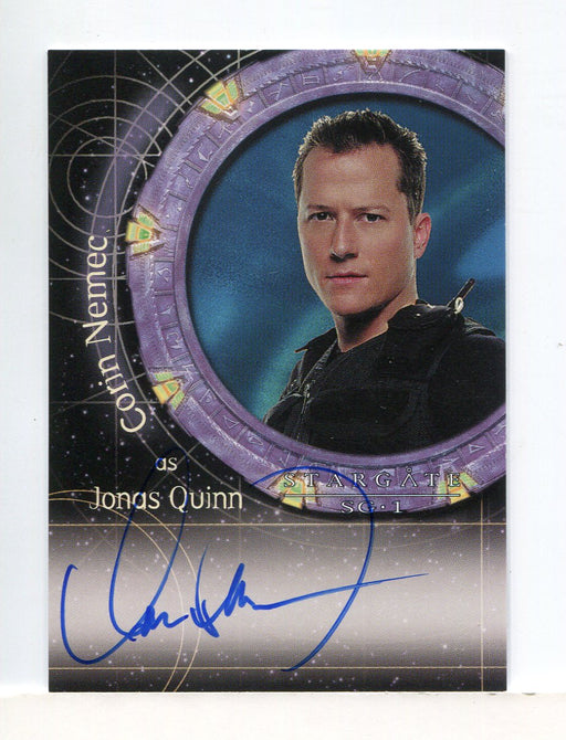 Stargate SG-1 Season Six Corin Nemec as Jonas Quinn Autograph Card A26   - TvMovieCards.com