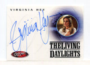 James Bond 40th Anniversary Virginia Hey Autograph Card A15   - TvMovieCards.com
