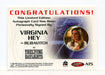 James Bond 40th Anniversary Virginia Hey Autograph Card A15   - TvMovieCards.com