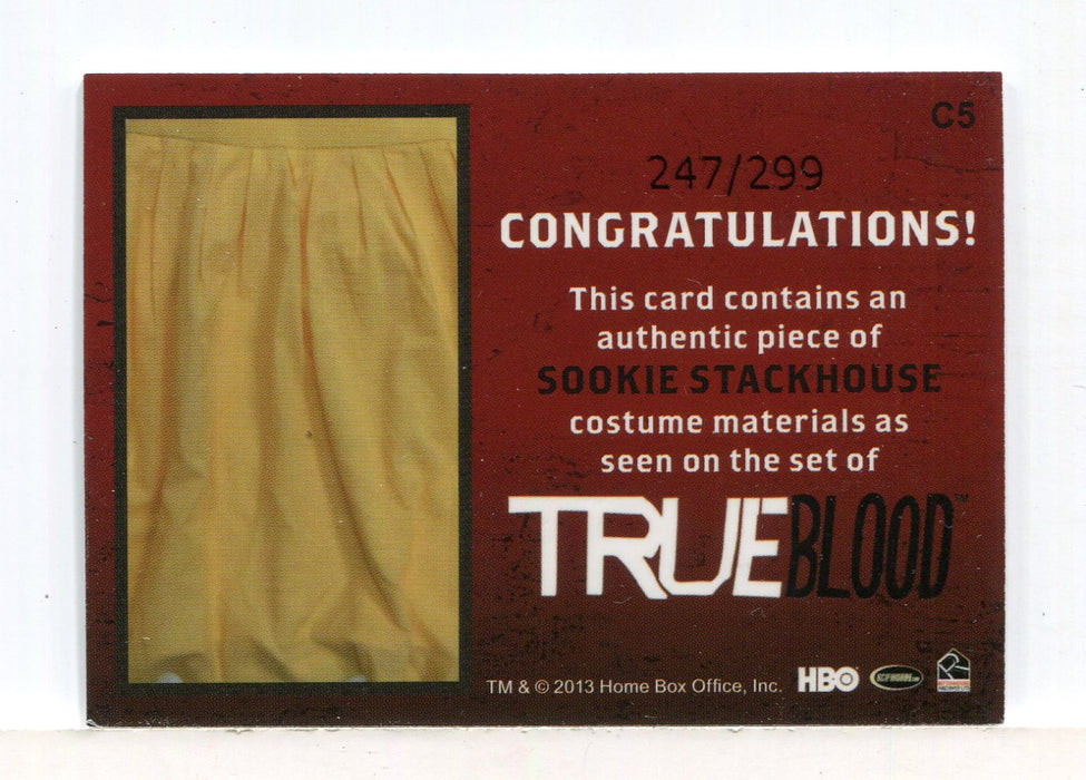 True Blood Archives Sookie Stackhouse Costume Card C5 #247/299   - TvMovieCards.com