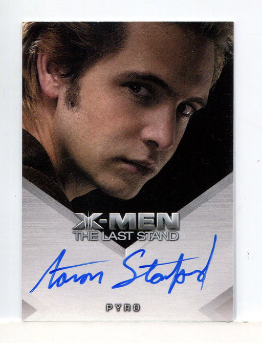 X-Men The Last Stand Autograph Card Aaron Stanford as Pyro Rittenhouse 2006   - TvMovieCards.com