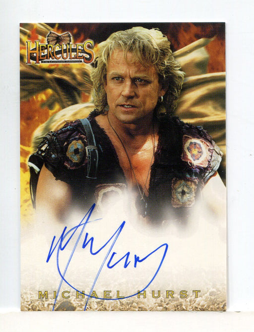 Hercules The Complete Journeys Michael Hurst as Iolaus Autograph Card A14   - TvMovieCards.com