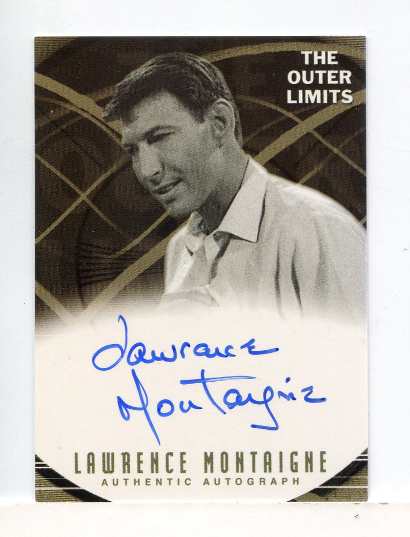 Outer Limits Premiere Autograph Card A6  Lawrence Montaigne as The Engineer   - TvMovieCards.com