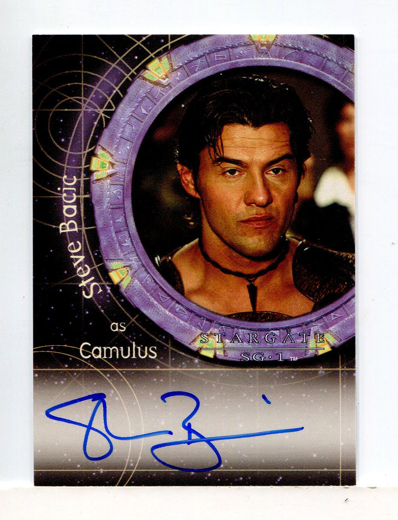 Stargate SG-1 Season Nine Steve Bacic Autograph Card A79   - TvMovieCards.com