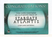 Stargate Atlantis Season One Dr. Rodney McKay Costume Card   - TvMovieCards.com