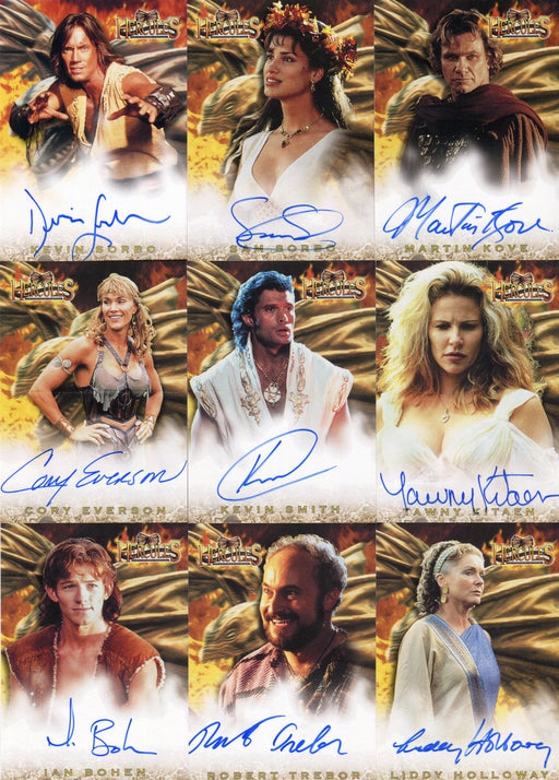 Hercules The Complete Journeys Autograph Card Set 18 Cards   - TvMovieCards.com
