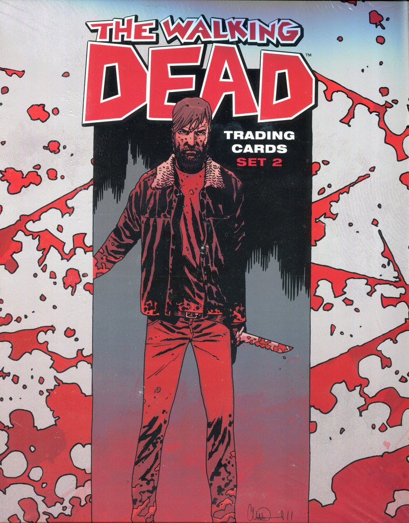 Walking Dead Comic Series 2 Card Album with B-01 Standee Card 2013 —