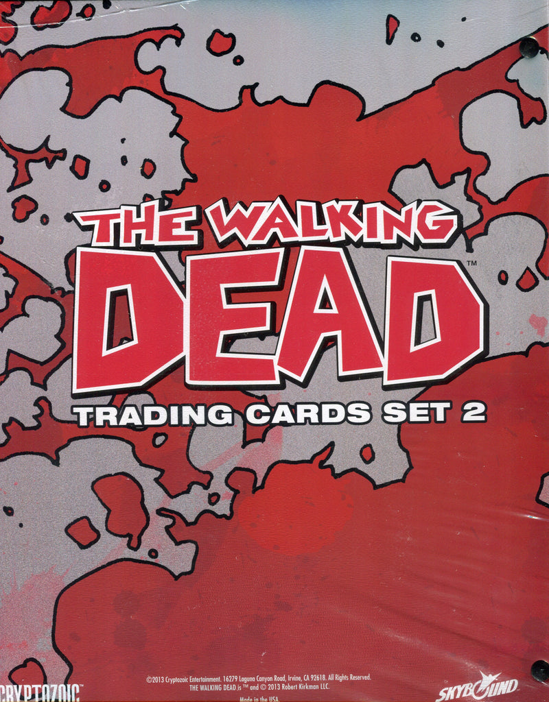 Walking Dead Comic Series 2 Card Album with B-01 Standee Card 2013   - TvMovieCards.com