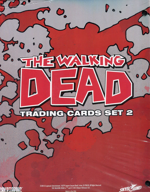 Walking Dead Comic Series 2 Card Album with B-01 Standee Card 2013   - TvMovieCards.com