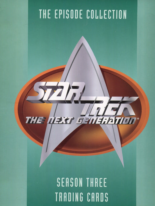 Star Trek TNG Episodes Season Three Empty Trading Card Album Skybox 1995   - TvMovieCards.com