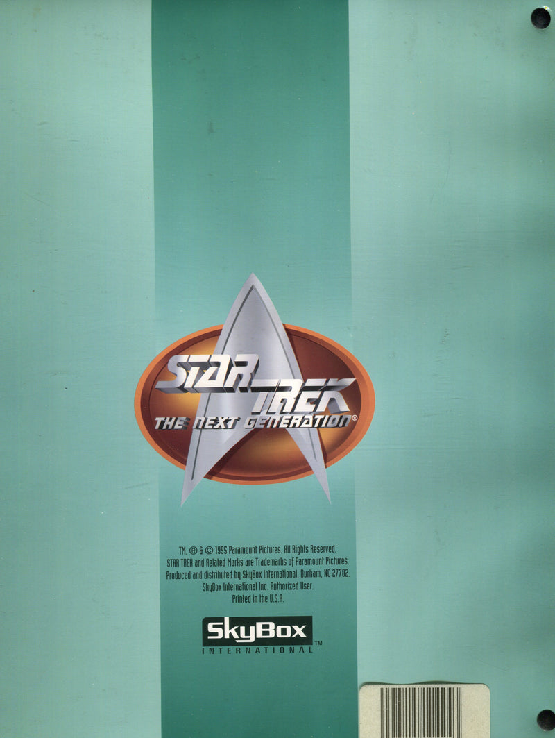 Star Trek TNG Episodes Season Three Empty Trading Card Album Skybox 1995   - TvMovieCards.com