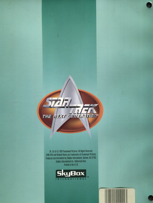 Star Trek TNG Episodes Season Three Empty Trading Card Album Skybox 1995   - TvMovieCards.com
