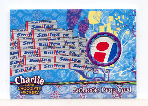 Charlie & Chocolate Factory Smilex Toothpaste Box Prop Card #179/340   - TvMovieCards.com