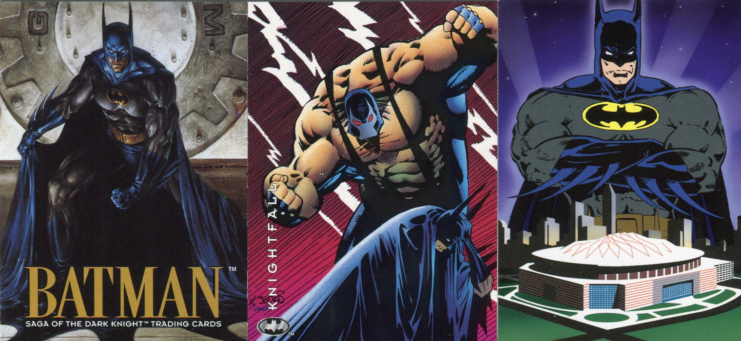 Batman Saga of the Dark Knight Promo Card Lot 3 Cards 1994 Skybox   - TvMovieCards.com