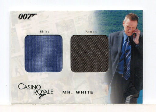 James Bond in Motion 2008 Mr. White Double Costume Card DC05 #0122/1250   - TvMovieCards.com