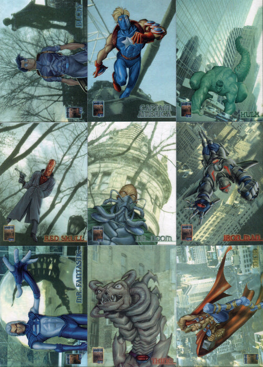 Marvel Premium QFX PhotoGrafix Clear Chase Card Set (9) Fleer/SkyBox 1997   - TvMovieCards.com