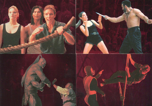 Mortal Kombat The Movie Red Foil Kombat Chase Card Set F1-4 SkyBox 1995   - TvMovieCards.com