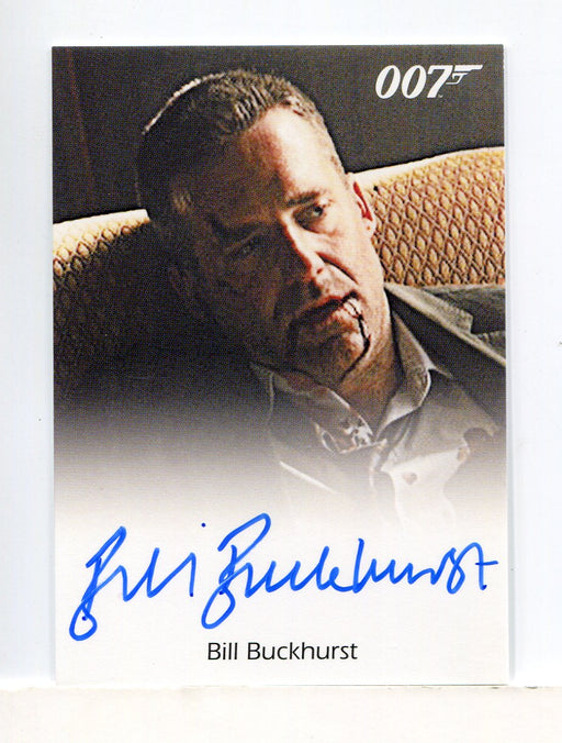 James Bond Archives 2015 Edition Bill Buckhurst Autograph Card   - TvMovieCards.com