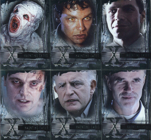 X-Files Connections Haunting Cases Foil Chase Card Set (6) Topps 2005   - TvMovieCards.com
