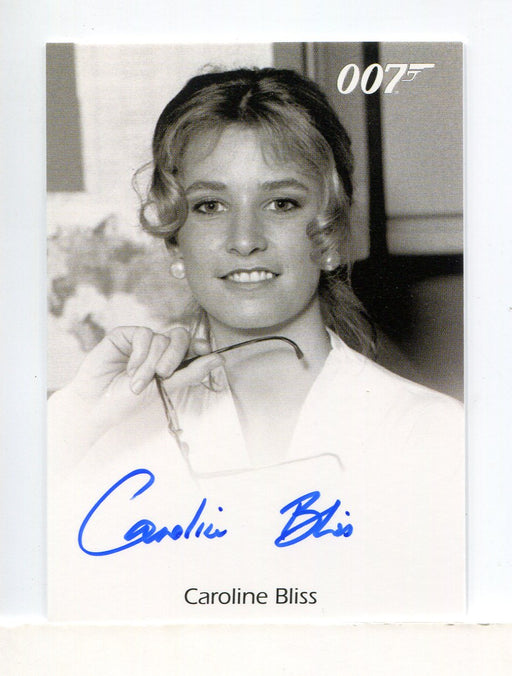 James Bond Archives Final Edition 2017 Caroline Bliss Autograph Card   - TvMovieCards.com