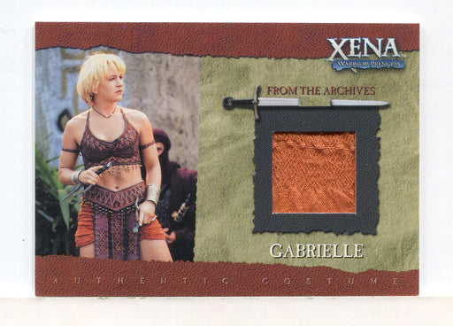 Xena Commemorative Renee O'Connor as Gabrielle Limited Costume Card GC3   - TvMovieCards.com