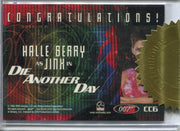 James Bond Dangerous Liaisons Halle Berry Costume Card CC6   - TvMovieCards.com